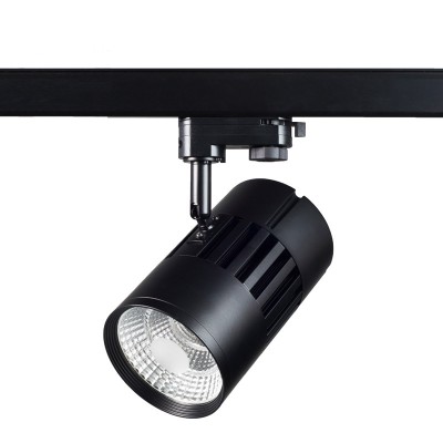 10W 20W 30W 40W track light led adjustable 15/24/38/60 degree spot lighting COB linear track light